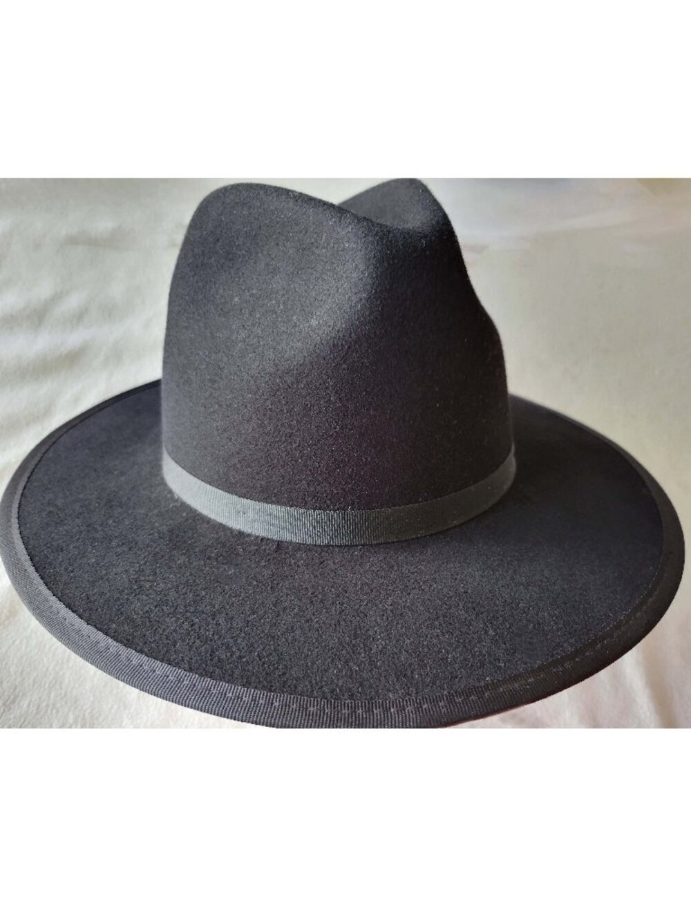 Frye Men’s Fedora Black Australian Wool Felt Semi Stiff OS